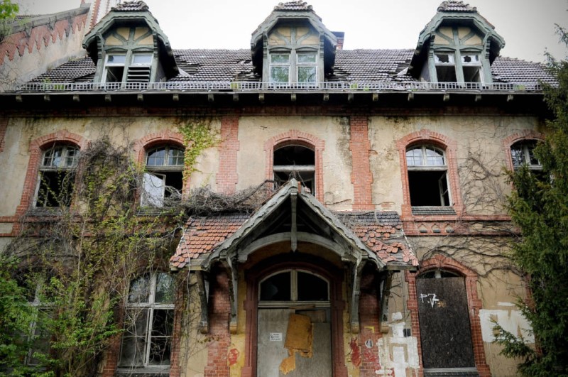 Ruine in Beelitz Heilstätten